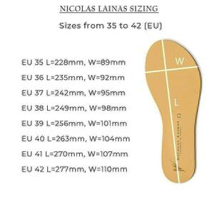 Ιθάκη Gold - δέρμα, αρχαιοελληνικό, φλατ, ankle strap - 4