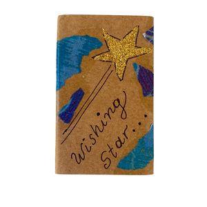 Ευχετήρια 3d κάρτα Διακοσμητικό σπιρτόκουτο wishing star 6x3.8x2.1 εκ - αστέρι, γενική χρήση, γούρια - 3
