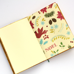 Χριστουγεννιάτικο μίνι σημειωματάριο "A merry Christmas" - χαρτί - 4