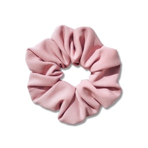 Ροζ scrunchie χειροποίητο - ύφασμα, χειροποίητα, λαστιχάκια μαλλιών