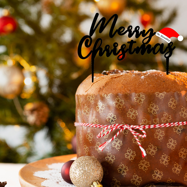 Πλέξιγκλας Διακοσμητικό Τούρτας MERRY CHRISTMAS (FAMILY) στα 17εκ. - plexi glass, διακοσμητικά για τούρτες, είδη κουζίνας - 4