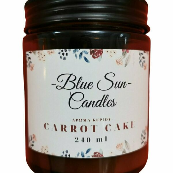 Κερί με άρωμα Carrot Cake - Χριστούγεννα - αρωματικά κεριά