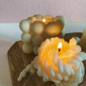 Knot Candle 55gr - vintage, μαμά, αρωματικά κεριά, νονοί - 3