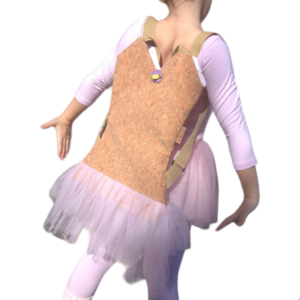 Παιδική τσάντα μπαλέτου από φελλό, Ballet Bag με τούλι. Anifantou - φελλός, τσαντάκια