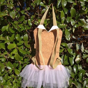 Παιδική τσάντα μπαλέτου από φελλό, Ballet Bag με τούλι. Anifantou - φελλός, τσαντάκια - 5