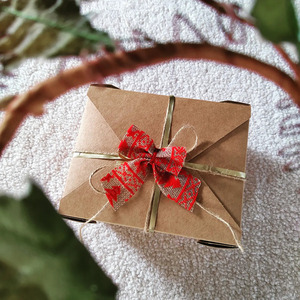 Χειροποιητο υφασμάτινο λαστιχάκι μαλλιών scrunchie κοκαλάκι βαμβακερο γκρι με μονοκερους medium size 1τμχ - κορίτσι, μονόκερος, χριστούγεννα, χριστουγεννιάτικα δώρα, αξεσουάρ μαλλιών - 5