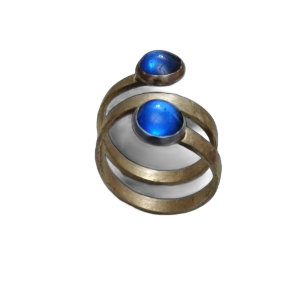 Δαχτυλίδι <<deep blue >> - αλπακάς