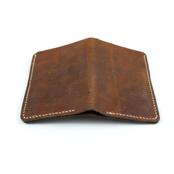 Δερμάτινο χειροποίητο πορτοφόλι για χαρτονομίσματα και κάρτες - δέρμα, πορτοφόλια - 4