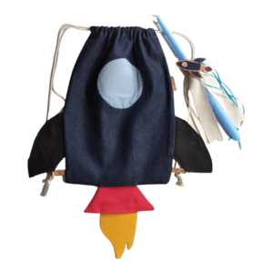 Λαμπάδα διαστημόπλοιο.Με τσάντα. Anifantou - αγόρι, λαμπάδες, για παιδιά, για εφήβους, πύραυλοι