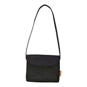 Γυναικεία τσάντα από μαύρο Σουετ. Anifantou - ύφασμα, φάκελοι, ώμου, βραδινές, μικρές