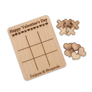 Χειροποίητη Ξύλινη Επιτραπέζια Τρίλιζα για τη Γιορτή των Ερωτευμένων με χάραξη ονομάτων - Δώρα Happy Valentine' s Day, διάσταση: 17Χ13εκ. - ξύλο, διακοσμητικά, τρίλιζα, αγ. βαλεντίνου