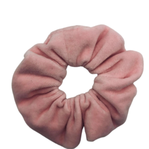 Ροζ βελουτέ scrunchie - ύφασμα, χειροποίητα, λαστιχάκια μαλλιών, velvet scrunchies