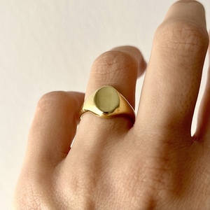 Χειροποίητο δαχτυλίδι από ασήμι 925 με επιχρύσωση chevalier - chevalier, επιχρυσωμένα, ασήμι 925, σταθερά - 2