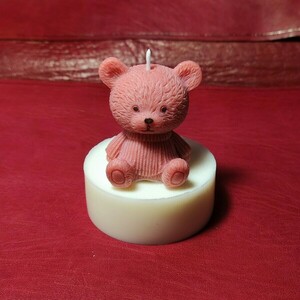 cute bear - αρωματικά κεριά, διακοσμητικά - 2