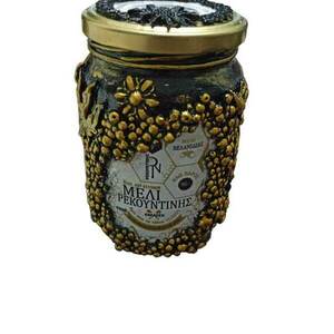 Γυάλινο Βάζο Decoupage Bee - γυαλί, διακοσμητικά μπουκάλια