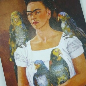 Πίνακας Frida Kahlo - vintage, πίνακες & κάδρα, frida kahlo, πίνακες ζωγραφικής - 2