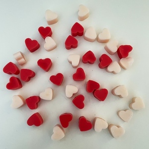 Βαζακι με 30 wax melts καρδούλες - κερί, αρωματικά κεριά