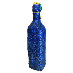 3D ΔΙΑΚΟΣΜΗΤΙΚΟ ΜΠΟΥΚΑΛΙ ΠΟΤΩΝ *POLIANA* - γυαλί, ρητίνη, οργάνωση & αποθήκευση, πηλός, διακοσμητικά μπουκάλια - 5