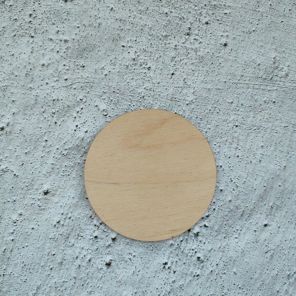 Ξύλινη στρογγυλή ροδέλα χειροτεχνίας, 8cm 20τμχ - κύκλος, ξύλινα διακοσμητικά, υλικά κατασκευών - 2