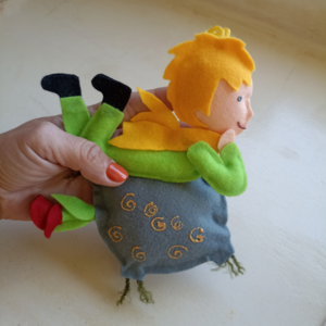 Χειροποίητη Πασχαλινή λαμπάδα για αγόρια παραμύθι-Μικρός Πρίγκιπας στον πλανήτη του - λαμπάδες, για παιδιά, για μωρά, πρίγκηπες, παιχνιδολαμπάδες - 3