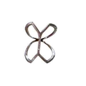 Ασημένιο δαχτυλίδι - Πέρσα - ασήμι 925, σταθερά, μεγάλα, επιπλατινωμένα