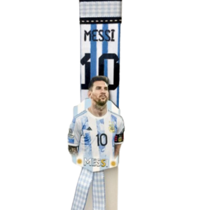 Λαμπάδα πλακέ με ποδοσφαιριστή (Messi) - μαγνητάκι - αγόρι, λαμπάδες, για ενήλικες, για εφήβους, σπορ και ομάδες - 3