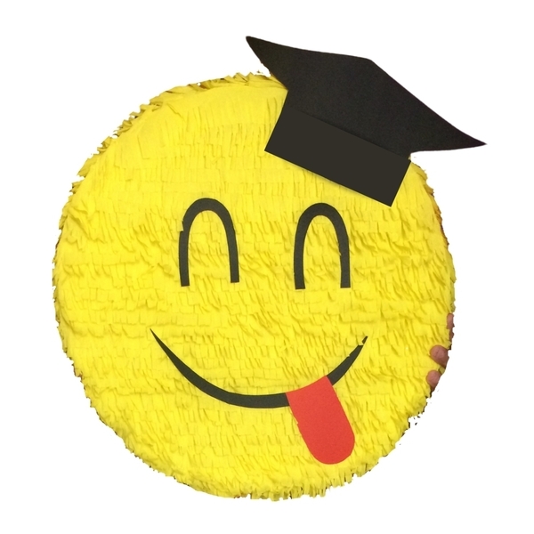 Χειροποίητη πινιάτα Emoji αποφοίτηση 2 - (38 εκ) - πινιάτες - 3