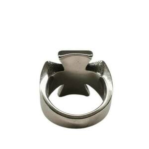 Ατσάλινο δαχτυλίδι - Θάνος - ατσάλι, σταθερά, μεγάλα, δώρα για άντρες, επιπλατινωμένα - 2