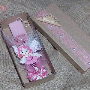 Πασχαλινή λαμπάδα ροζ 25εκ με μικρη πριγκίπισσα - κορίτσι, λαμπάδες, για παιδιά, για εφήβους, πριγκίπισσες - 2