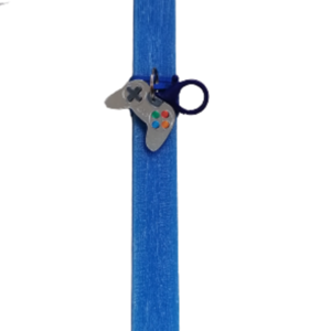 Λαμπάδα μπλε αρωματική πλακέ ξυστη με μπρελόκ χειριστήριο ps - αγόρι, λαμπάδες, για παιδιά, για εφήβους, games - 3