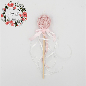 Λαμπάδα Ροζ Λουλούδι Σόγιας - αρωματικές λαμπάδες, δώρο πάσχα, νονοί, κερί σόγιας, 100% φυτικό - 2