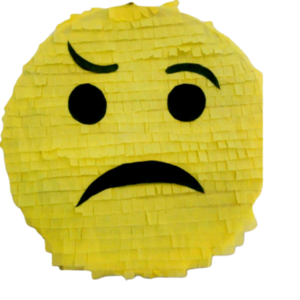 Εμότζι / Emoji Κίτρινο 30Χ30 εκ. - πάρτυ, πινιάτες, για παιδιά