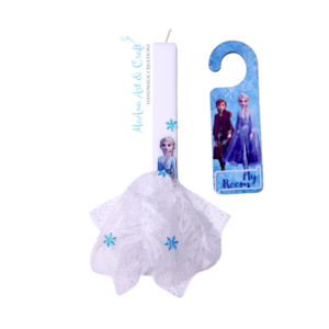 Λαμπάδα πριγκίπισσα του χιονιού 30εκ με hanger - κορίτσι, λαμπάδες, για παιδιά, πριγκίπισσες - 2