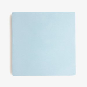 Spring Squares Χειροποίητος jesmonite τετράγωνος δίσκος blue tulip 18cm - ρητίνη, σπίτι, διακοσμητικά