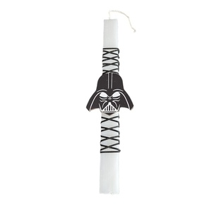 Λαμπάδα αρωματική λευκή Star Wars Vader, 32 εκ. - λαμπάδες, για ενήλικες, για εφήβους - 2
