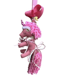 Λαμπάδα μονόκερος ροζ - κορίτσι, λαμπάδες, μονόκερος, για παιδιά, για εφήβους - 3