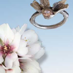 Ασημένιο Δαχτυλίδι - watch me blossom III - ασήμι 925, χειροποίητα, λουλούδι, σταθερά - 4