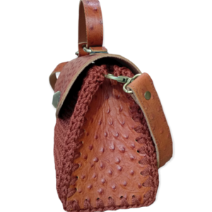 Χειροποίητη Δερμάτινη πλεκτή καθημερινή τσάντα –KA200 - δέρμα, ώμου, all day, χειρός - 3