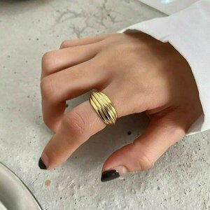 Χειροποίητο ανοιχτό δαχτυλίδι από ασήμι 925|Lines - ασήμι, επιχρυσωμένα, boho, αυξομειούμενα, φθηνά