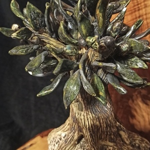 Ελιά (Olive Tree) - Κεραμικό διακοσμητικό - πηλός, κεραμικό, διακοσμητικά - 4
