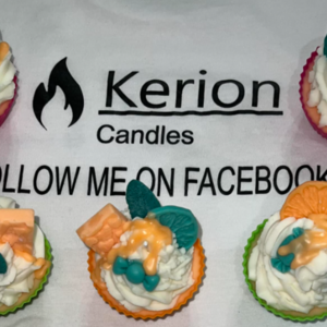 Cap cakes σε διαφορα χρωματα και αρωματα κατοπιν συννενοησεως - χειροποίητα, αρωματικά κεριά, κεριά, κεριά & κηροπήγια
