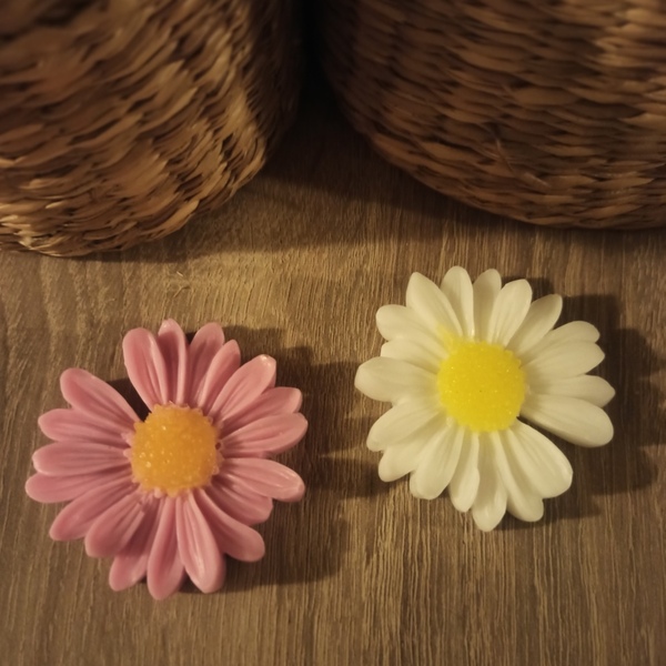 Δύο αρωματικά σαπούνια μαργαρίτα (2τμχ) - λουλούδι, δώρα γενεθλίων, αρωματικό σαπούνι - 3