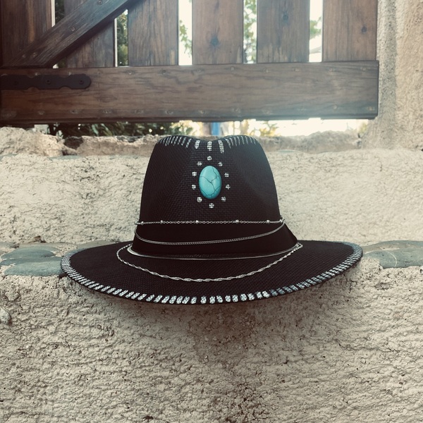 Καπέλο Παναμα - Stone power - απαραίτητα καλοκαιρινά αξεσουάρ, αξεσουάρ παραλίας, ψάθινα - 4