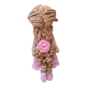 Χειροποίητη πλεκτή κούκλα - crochet, λούτρινα, amigurumi - 3