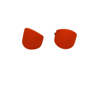Curved Button σε χρώμα πορτοκαλι - καρφωτά, μικρά, ατσάλι