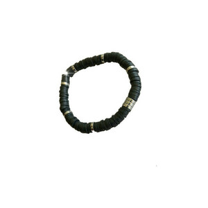 Αιματίτης με μαύρη ροδέλα φίμο - ημιπολύτιμες πέτρες, πηλός, σταθερά, χεριού