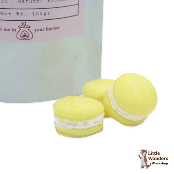 Wax Melts Macaron - Χειροποίητα Φυτικά Αρωματικά σε άρωμα και χρώμα της επιλογής σας, 100γρ - κερί, αρωματικά κεριά, αρωματικό χώρου, κερί σόγιας - 3