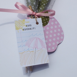 Δώρο για δασκάλα - ανθοδέσμη ροζ τουλίπες - ύφασμα, λουλούδια, χειροποίητα, διακοσμητικά, για δασκάλους - 3