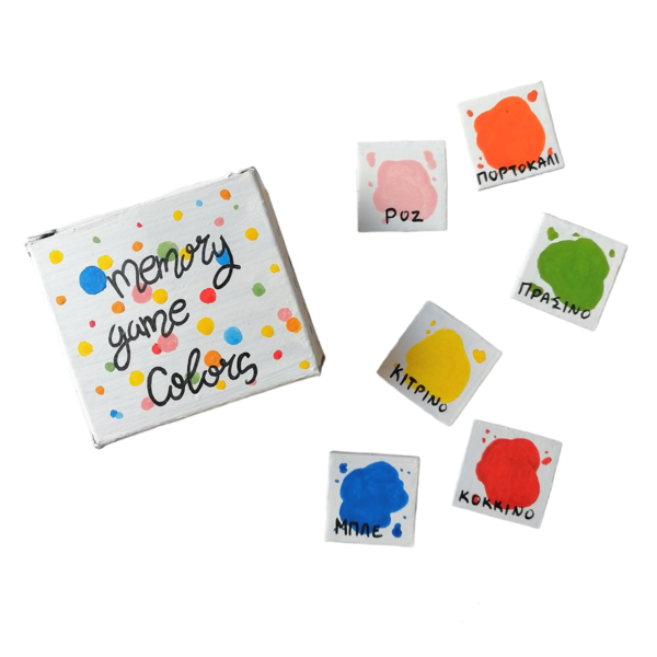 Οικολογικό παιχνίδι μνήμης χρώματα 6,5εκΧ7εκ - δώρα για παιδιά, για παιδιά, ειδη δώρων