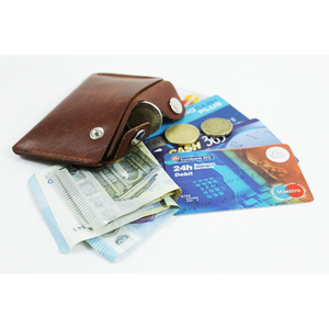 Δερμάτινο χειροποίητο πορτοφόλι για κάρτες νομίσματα και χαρτονομίσματα - δέρμα, πορτοφόλια - 3